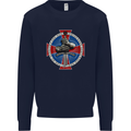 Non Nobis St. George Mens Sweatshirt Jumper Navy Blue