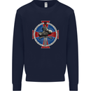 Non Nobis St. George Mens Sweatshirt Jumper Navy Blue