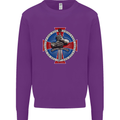 Non Nobis St. George Mens Sweatshirt Jumper Purple