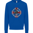 Non Nobis St. George Mens Sweatshirt Jumper Royal Blue