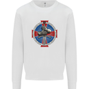 Non Nobis St. George Mens Sweatshirt Jumper White