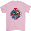 Non Nobis St. George Mens T-Shirt Cotton Gildan Light Pink