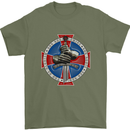 Non Nobis St. George Mens T-Shirt Cotton Gildan Military Green