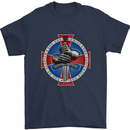 Non Nobis St. George Mens T-Shirt Cotton Gildan Navy Blue