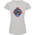 Non Nobis St. George Womens Petite Cut T-Shirt Sports Grey