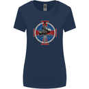 Non Nobis St. George Womens Wider Cut T-Shirt Navy Blue