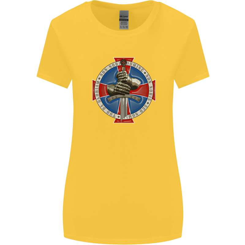 Non Nobis St. George Womens Wider Cut T-Shirt Yellow