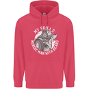 Nordic Man With Beard Funny Viking Childrens Kids Hoodie Heliconia