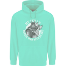 Nordic Man With Beard Funny Viking Childrens Kids Hoodie Peppermint