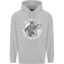 Nordic Man With Beard Funny Viking Childrens Kids Hoodie Sports Grey