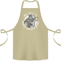 Nordic Man With Beard Funny Viking Cotton Apron 100% Organic Khaki