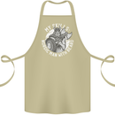 Nordic Man With Beard Funny Viking Cotton Apron 100% Organic Khaki