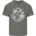 Nordic Man With Beard Funny Viking Kids T-Shirt Childrens Charcoal