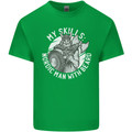 Nordic Man With Beard Funny Viking Kids T-Shirt Childrens Irish Green