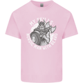 Nordic Man With Beard Funny Viking Kids T-Shirt Childrens Light Pink