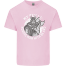 Nordic Man With Beard Funny Viking Mens Cotton T-Shirt Tee Top Light Pink