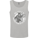 Nordic Man With Beard Funny Viking Mens Vest Tank Top Sports Grey