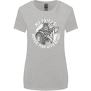 Nordic Man With Beard Funny Viking Womens Wider Cut T-Shirt Sports Grey