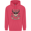 Nordic Warrior Viking Skull Childrens Kids Hoodie Heliconia