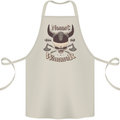 Nordic Warrior Viking Skull Cotton Apron 100% Organic Natural