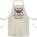 Nordic Warrior Viking Skull Cotton Apron 100% Organic Natural