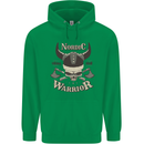 Nordic Warrior Viking Skull Mens 80% Cotton Hoodie Irish Green