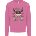 Nordic Warrior Viking Skull Mens Sweatshirt Jumper Azalea