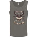 Nordic Warrior Viking Skull Mens Vest Tank Top Charcoal