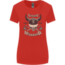 Nordic Warrior Viking Skull Womens Wider Cut T-Shirt Red