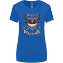 Nordic Warrior Viking Skull Womens Wider Cut T-Shirt Royal Blue