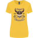 Nordic Warrior Viking Skull Womens Wider Cut T-Shirt Yellow