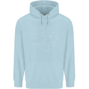 North Constellations Stars Space Childrens Kids Hoodie Light Blue