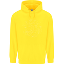 North Constellations Stars Space Childrens Kids Hoodie Yellow