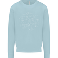 North Constellations Stars Space Kids Sweatshirt Jumper Light Blue