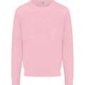 North Constellations Stars Space Kids Sweatshirt Jumper Light Pink