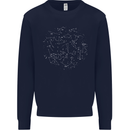 North Constellations Stars Space Kids Sweatshirt Jumper Navy Blue