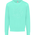 North Constellations Stars Space Kids Sweatshirt Jumper Peppermint