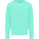 North Constellations Stars Space Kids Sweatshirt Jumper Peppermint