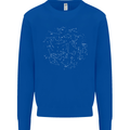 North Constellations Stars Space Kids Sweatshirt Jumper Royal Blue