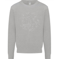 North Constellations Stars Space Kids Sweatshirt Jumper Sports Grey