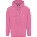 North Constellations Stars Space Mens 80% Cotton Hoodie Azelea