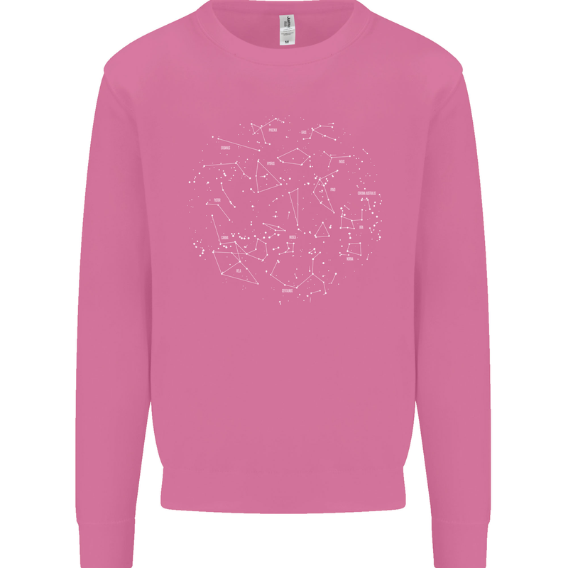 North Constellations Stars Space Mens Sweatshirt Jumper Azalea
