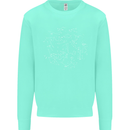 North Constellations Stars Space Mens Sweatshirt Jumper Peppermint