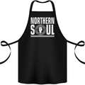 Northern Soul Keep the Faith Cotton Apron 100% Organic Black