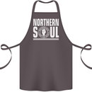 Northern Soul Keep the Faith Cotton Apron 100% Organic Dark Grey