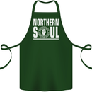 Northern Soul Keep the Faith Cotton Apron 100% Organic Forest Green