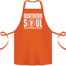 Northern Soul Keep the Faith Cotton Apron 100% Organic Orange