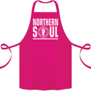 Northern Soul Keep the Faith Cotton Apron 100% Organic Pink