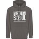 Northern Soul Keep the Faith Mens 80% Cotton Hoodie Charcoal