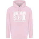 Northern Soul Keep the Faith Mens 80% Cotton Hoodie Light Pink